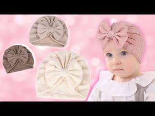 How to make a baby bow headcap how to diy baby turban
