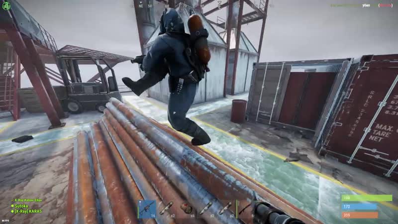 [hazmat] раст ограбил клан! атмосферное выживание на новом полуклассическом сервере!