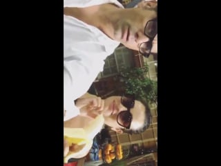 Lea michele and john stamos instagram stories (@johnstamos) | september 8, 2016