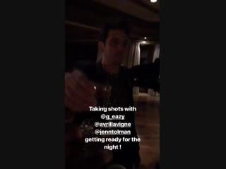 G eazy, avril lavigne, jenn hurst via jamil's stories