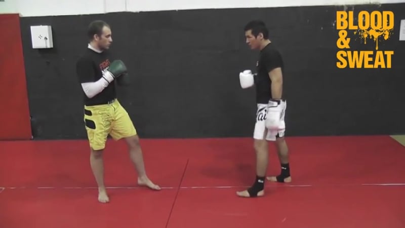 Бату хасиков комбинация под удар с разворота в голову