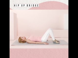 Allets denim fit home training with aoa yuna lesson 1 hip up bridge