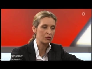 Alice weidel (#afd) bei maischberger