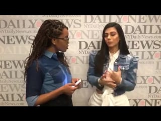 Emeraude toubia talking about izzy in 2b