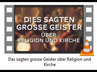 Das sagten grosse geister über religion und kirche