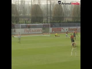 Ben cottrell with two stunning strikes for afcu18 arsenalacademy