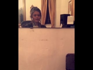 Jacquie singing jealous by labrinth on her snapchat