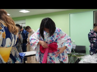 Yukata wearing class