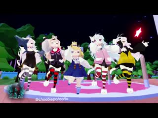 Vrchat dance tiktok | up down right down looking for your love right now | choobie