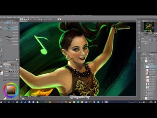 Speedpaint electro diva (елизавета туктамышева)