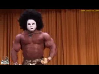Kai greene guest poses at the 2010 npc long island!