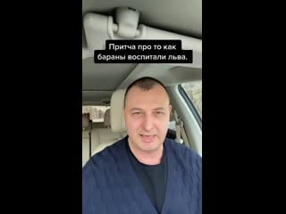 Притча как бараны воспитали льва