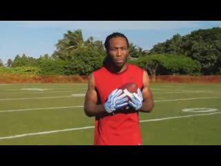 Adjusting to the ball (larry fitzgerald)