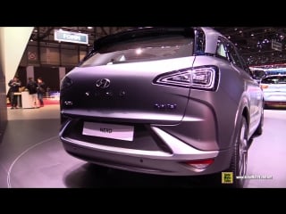 2019 hyundai nexo hydrogen vehicle exterior interior walkaround debut at 2018 genava motor show