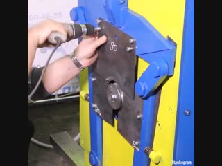 This machine is designed for manufacturing elbow ⚙️⚙️