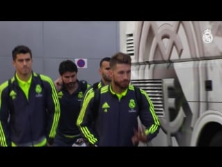 Watch the team meet up before the game against espanyol!