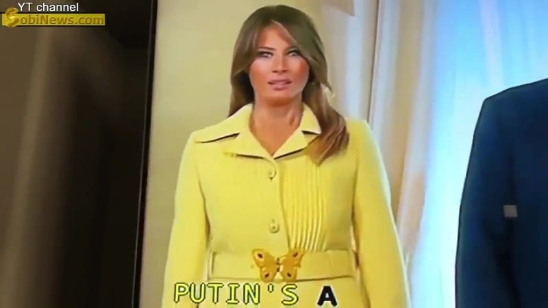 Меланія і її реакція на огидне педофільне хуйло