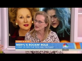 Today show (03/08/15) meryl streep talks working with daughter mamie gummer in ricki and the flash