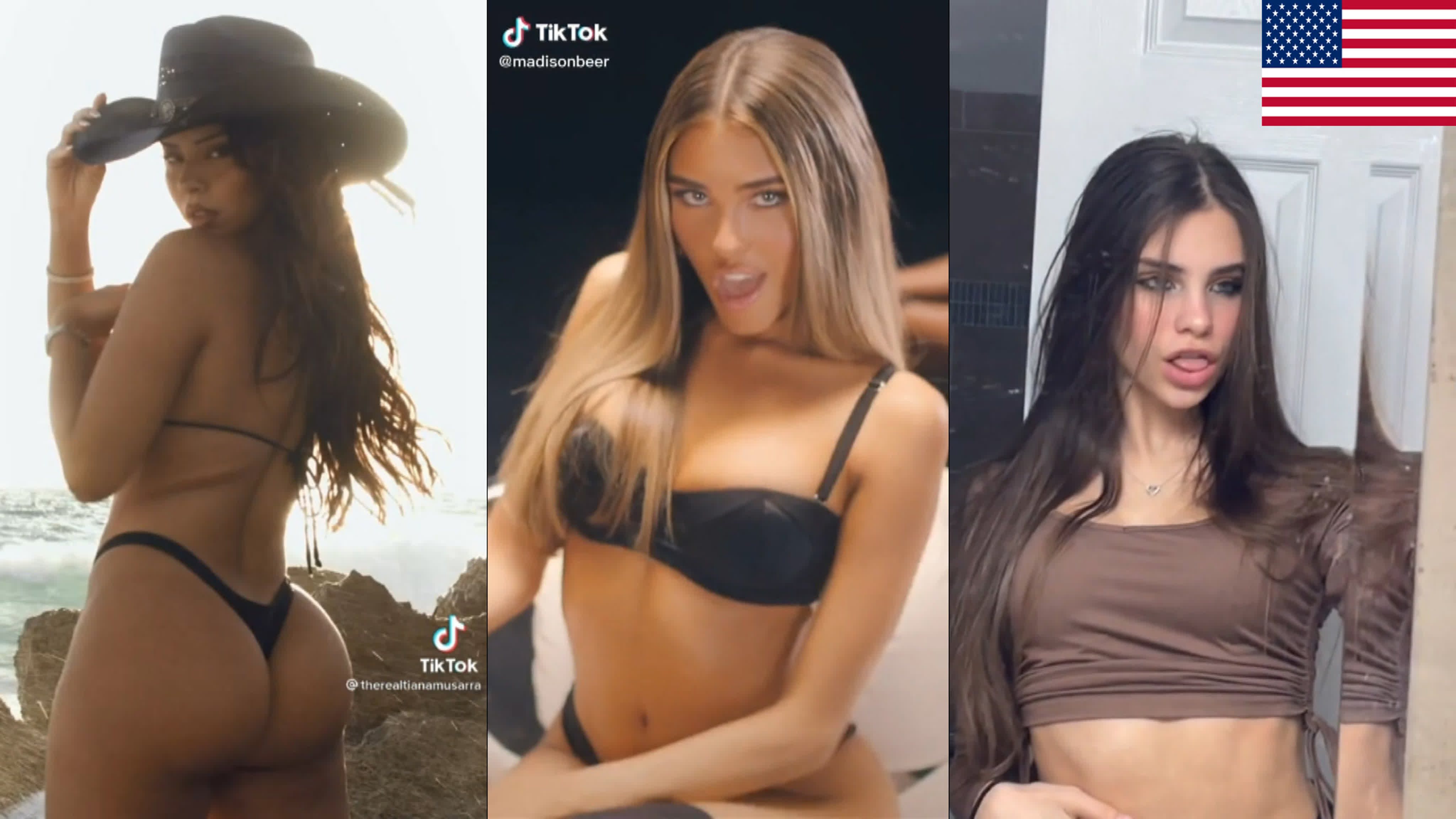 Hottest american girls, tiktok usa