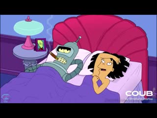 Futurama bender sleeps with amy