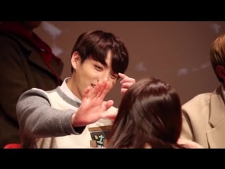 [fancam] 160103 jungkook @ bundang fansign