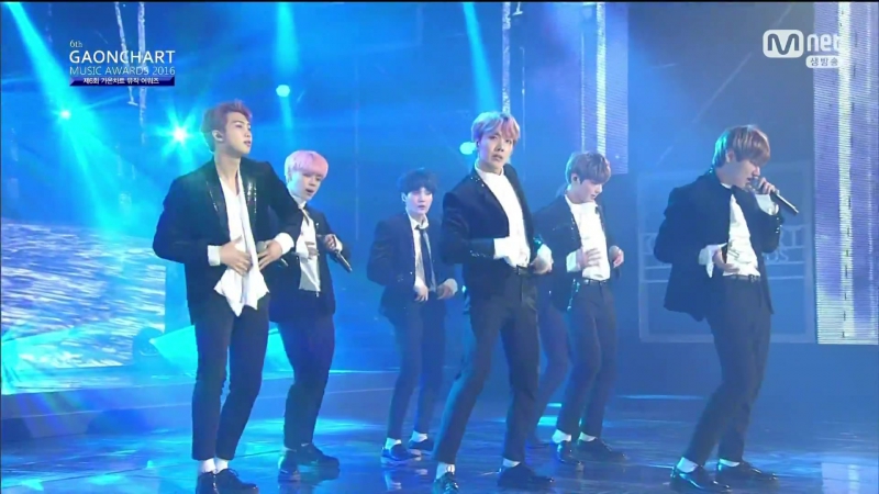 170222 가온차트 k pop어워드 방탄소년단(bts) save me 피 땀 눈물 by플로라