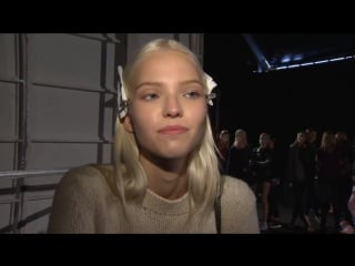 Model talks sasha luss s s 2014