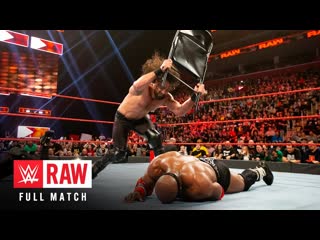 Seth rollins vs bobby lashley raw (31 12 2018)