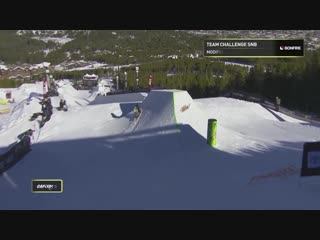 Capita snowboards second place top runs at the 2018 dew tour team challenge