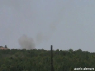 Донецк запуск ракет с града 20 08 2014