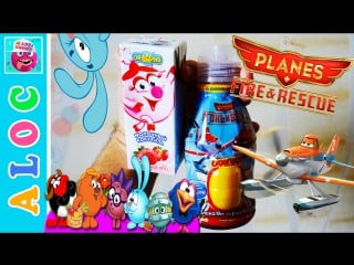 Surprise drinks planes fire and rescue & kikoriki, gogoriki