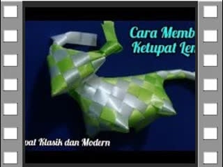 Cara mudah membuat ketupat lembu