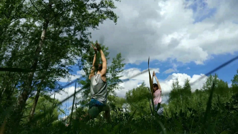 Индивидуальное занятие на природе! time lapse