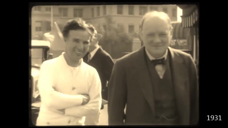 Winston churchill and charlie chaplin 1931