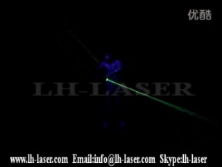 Lh d2000 45kpps 2w single green laserman with ilda and sd card