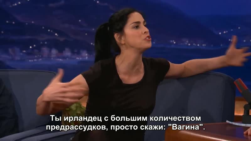 Sarah silverman's dirty smartphone hack conan/ сара сильверман с пошлым лайфхаком у конана