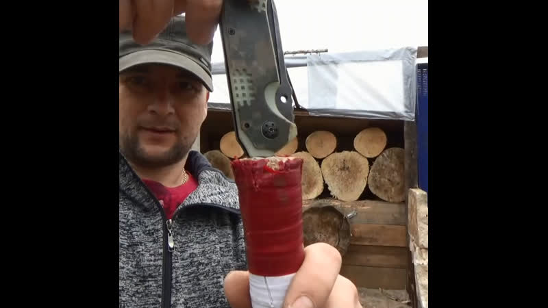 Точное метание складного ножа !!!