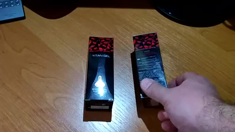 Видеозапись titan gel + 5 в длину! распакоа оригинал!