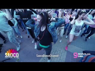 Olga samoilova animation dancing in soborny at open air of respublika days 9 (rostov on don/russia), sunday