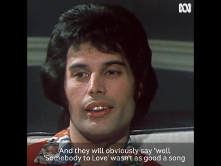 Freddie mercury about borhap & somebody to love interview with molly meldrum, 1977