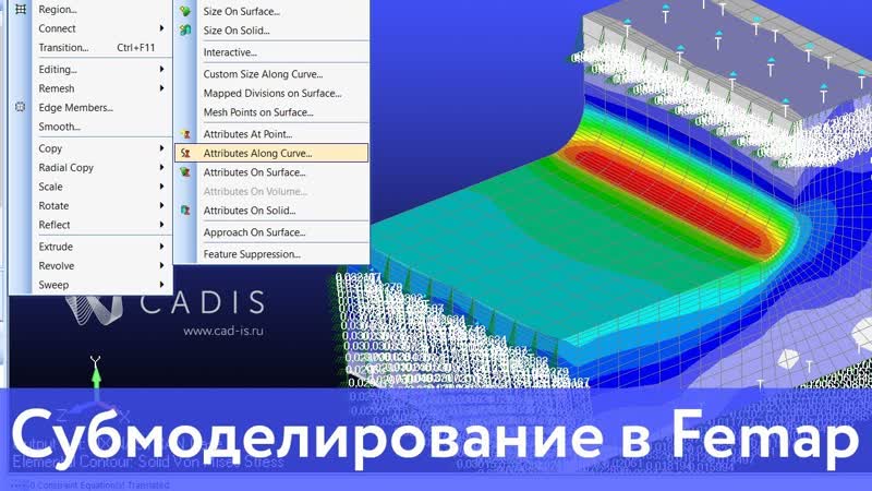 Подмоделирование в femap submodeling in femap 11 4