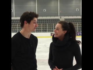 Tessa and scott confirming a show in switzerland