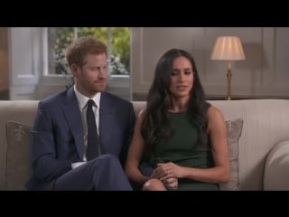 Prince harry and meghan markles first interview together tape replay