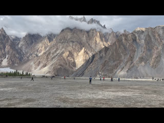 Passu cricket stadium hunza, pakistan