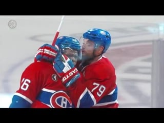 Andrei markov plants a kiss on p k subban after a goal