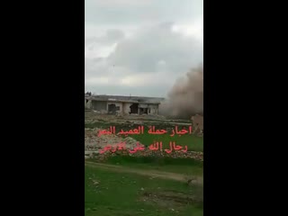 Tiger forces mlrs launchers before the ceasefire in idlib countryside