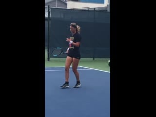 Vika azarenka practice day 3 cincytennis