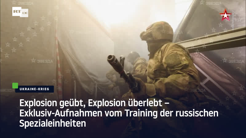 Explosion geübt, explosion überlebt – exklusiv aufnahmen vom training der russischen spezialeinheiten