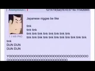 Japanese niggas be like