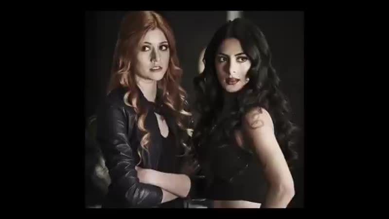 Shadowhunters; isabelle lightwood x clary fray